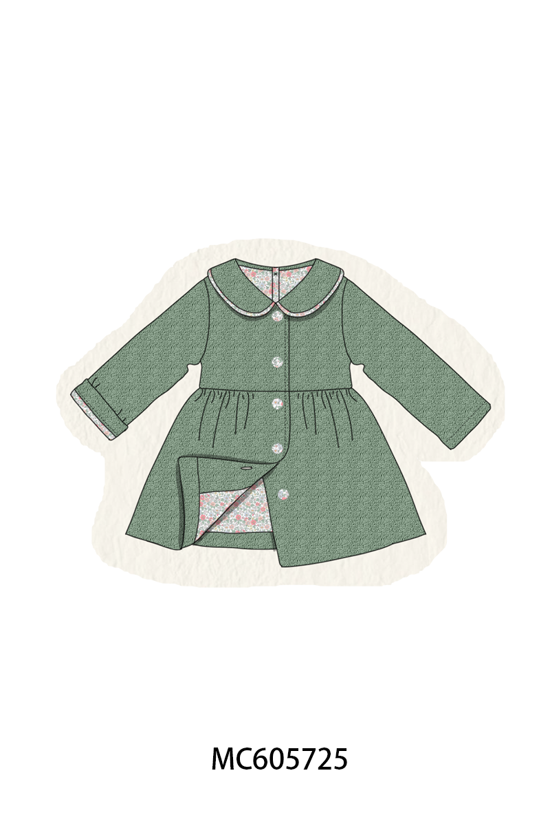 PO93 Multicolored fleece girl coat collection