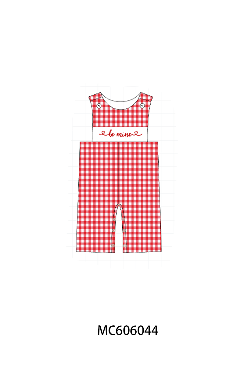 PO95 Red&blue be mine embroidery collection