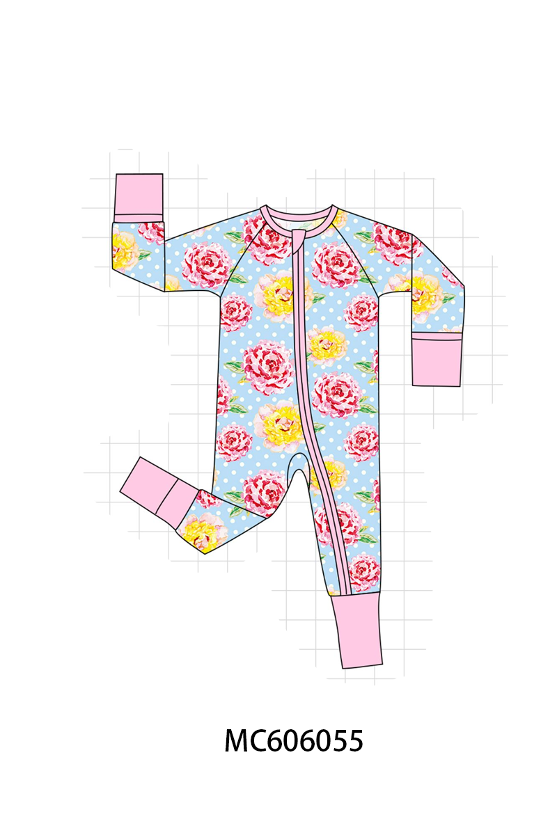 PO95 Pink peony bamboo collection