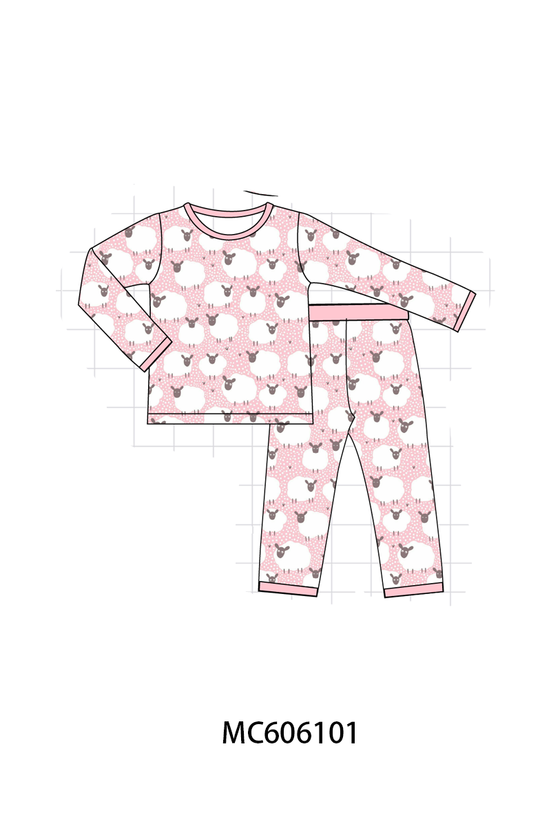 PO95 Pink sheep bamboo collection