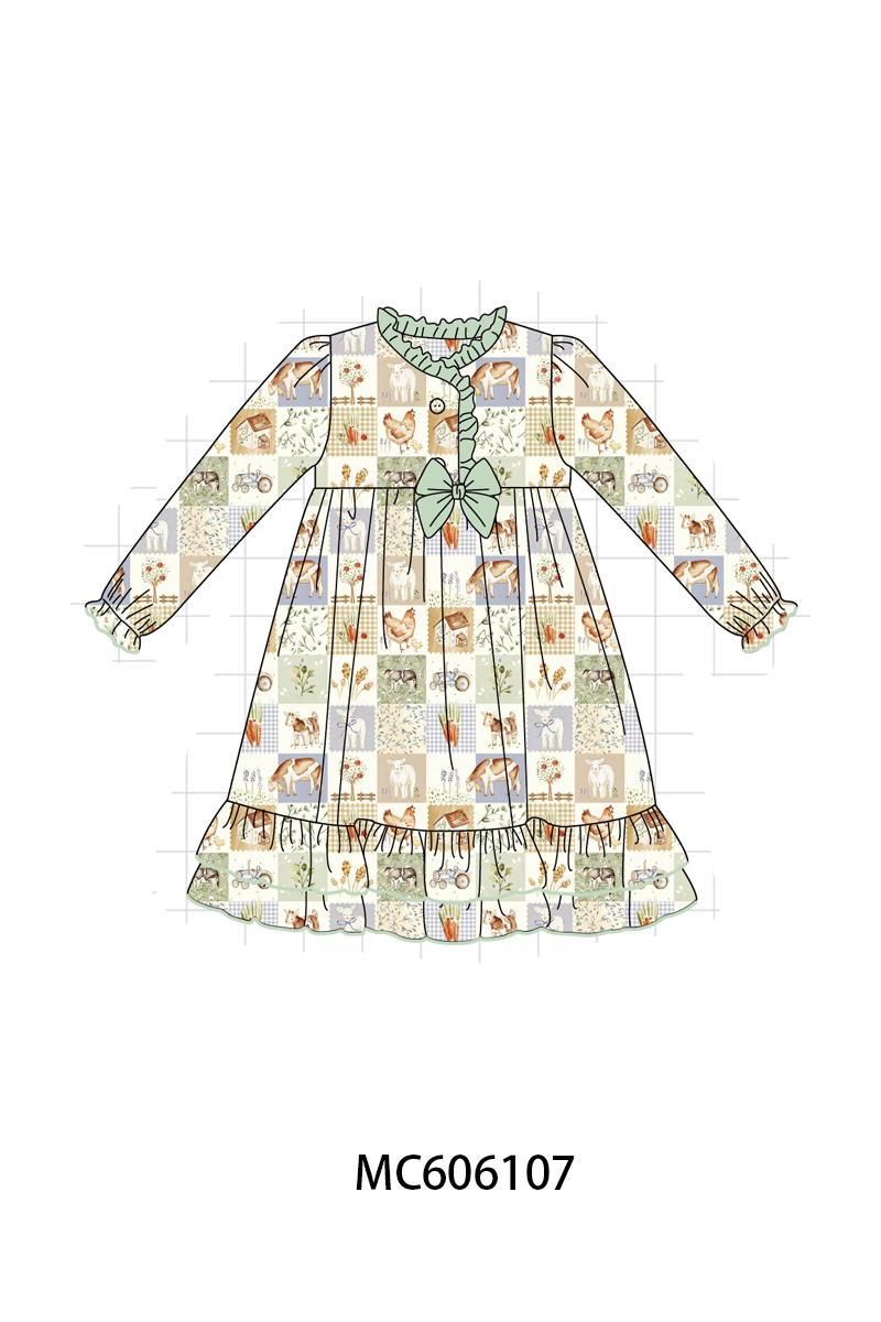 PO95 Sage farm checkered bamboo collection
