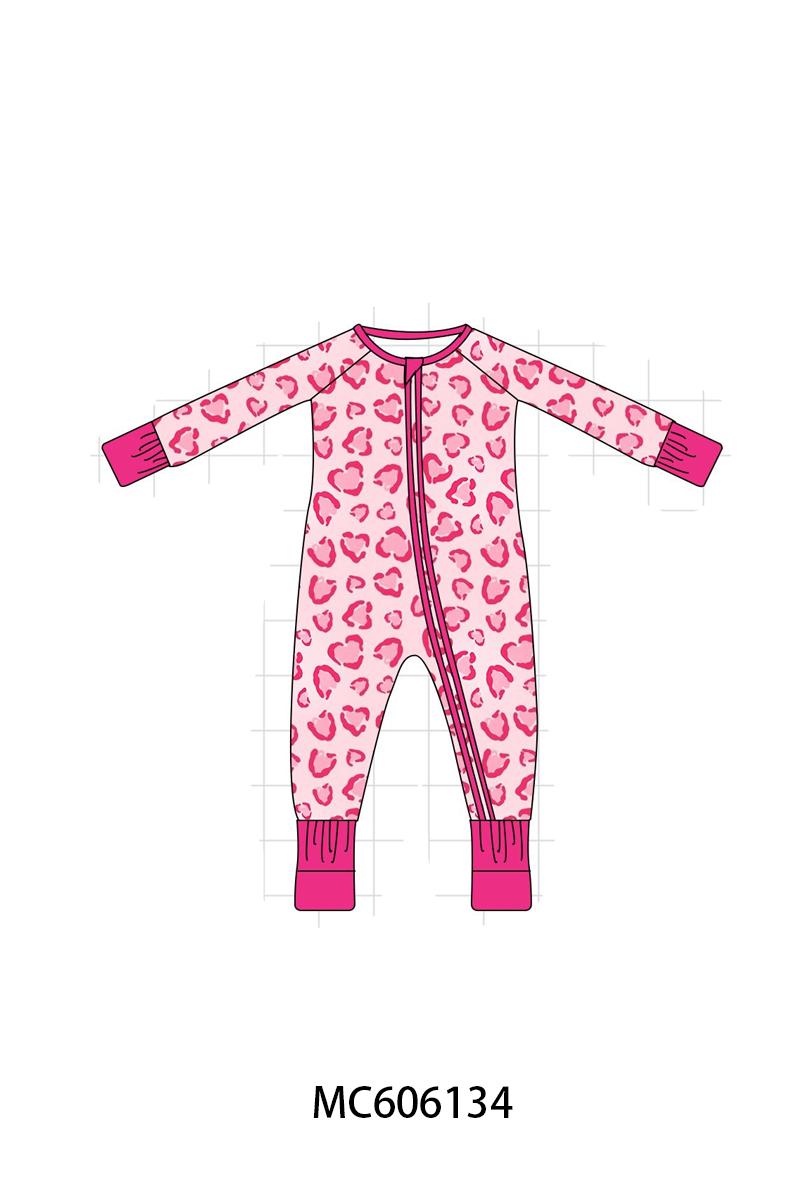 PO95 Pink heart bamboo collection