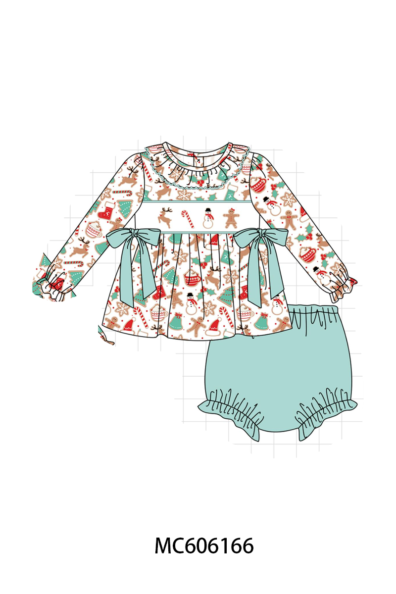 PO95 Mint christmas gingerbread embroidery collection