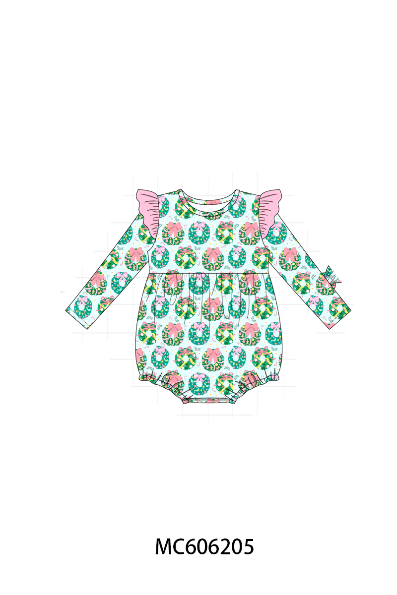 PO95 Green christmas wreath print collection