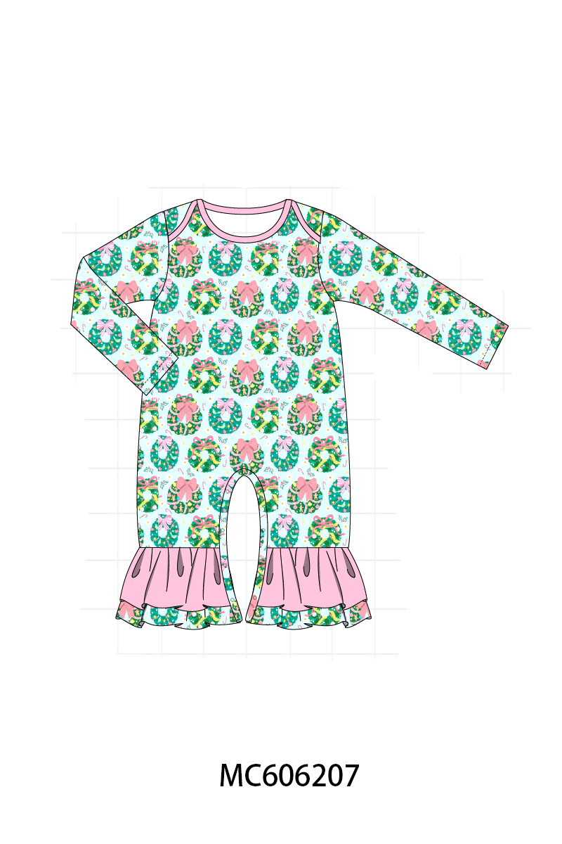 PO95 Green christmas wreath print collection