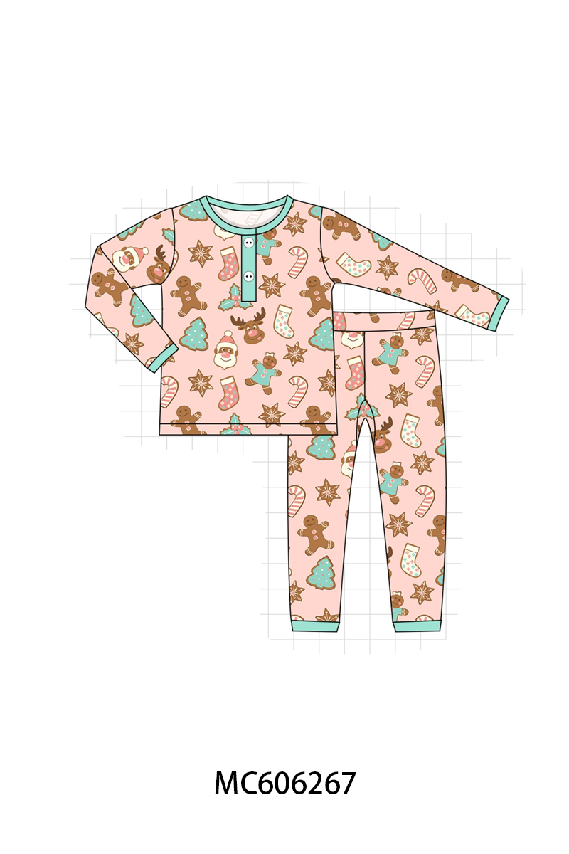 PO95 Pink gingerbread cookie bamboo collection