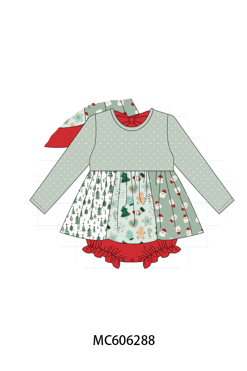 PO95 Christmas tree santa print collection 2