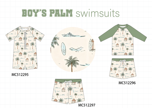 PO76 Palm boy swimsuit collection