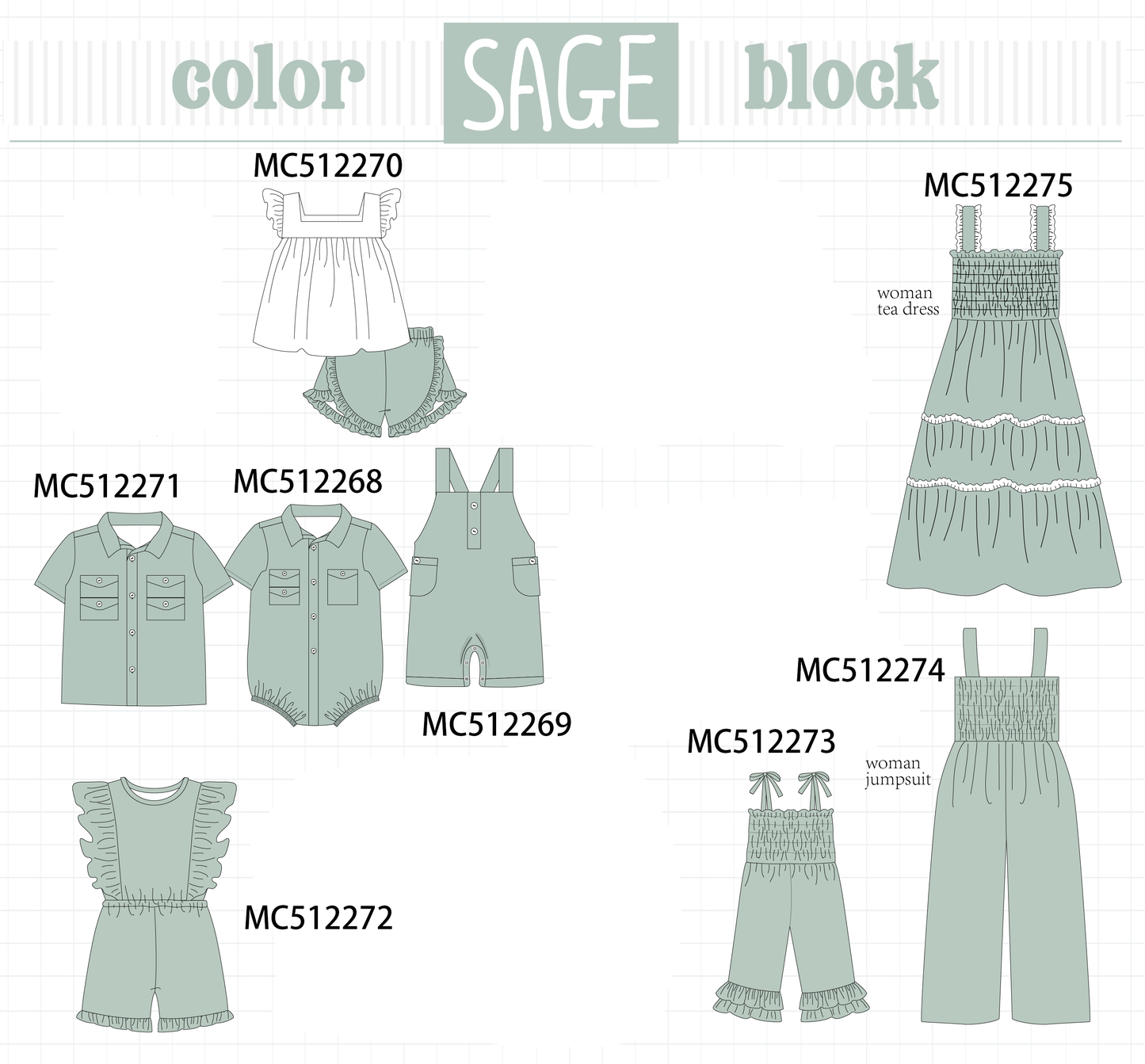 PO76 Sage block collection